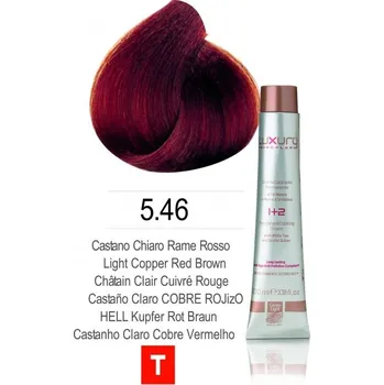 Barva na vlasy Green Light barva na vlasy Luxury 5.46 100 ml