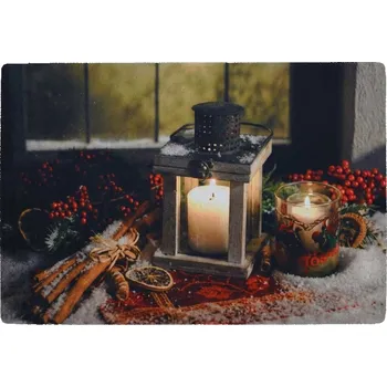 Rohožka Vánoční rohožka RUSTIC WELCOME 38x58 cm - více variant Varianta: Svíčka
