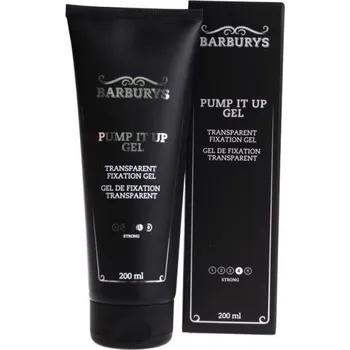 Stylingový přípravek Barburys transparentní fixační gel Pump It Up Gel 200 ml