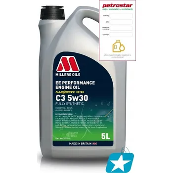 Motorový olej Syntetický motorový olej Millers Oils 5 l 5W-30