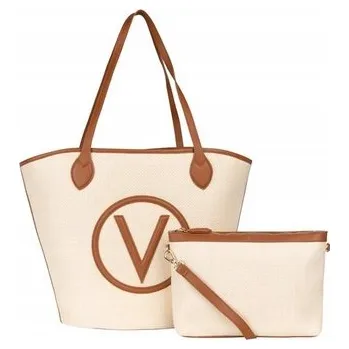 Kabelka Valentino by Mario Valentino shopper kabelka z polypropylenu béžová