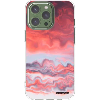 Pouzdro na mobilní telefon Picasee silikonový průhledný obal pro Apple iPhone 13 Pro - Sunset