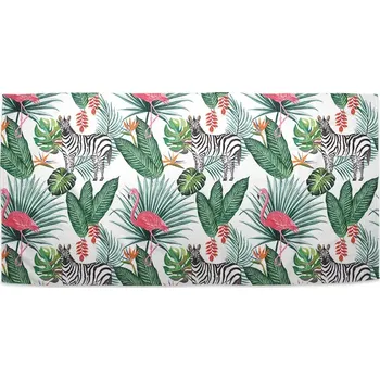 Sablio Ručník Zebra a plameňák - 30x50 cm