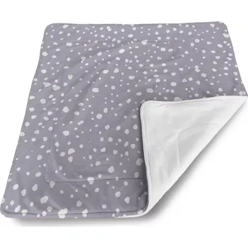 deka Sablio Deka pro miminko Bílé flíčky na fialové - 80x100 cm