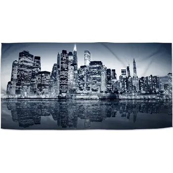 Osuška Sablio Ručník Noční New York - 30x50 cm