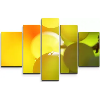 Sablio Obraz - 5-dílný Hroznové víno - 125x90 cm