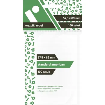 Příslušenství k deskovým hrám Obaly na karty Rebel Light Orion Standard American Light 57,5x89 mm 100 ks