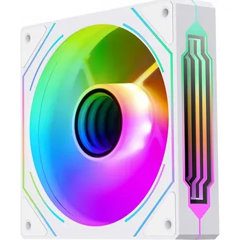 PC ventilátor Ventilátor Segotep 120 x 120 mm HB 12 ARGB PWM white Reverse