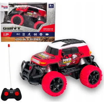 autíčko Malé terénní auto na dálkové ovládání červené