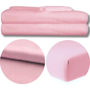 Prostěradlo Prostěradlo TRADIČNÍ 160x200 cm SATÉNOVÉ MIKROVLÁKNO LESKLÉ SVĚTLE RŮŽOVÉ