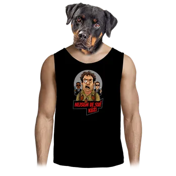 Pánské tílko Bastard Nejsem ve své kůži pánské tílko Black