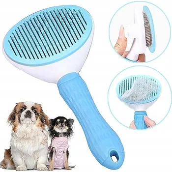 Kosmetika pro psa Samočisticí kartáč pro psy a kočky - pudlovka