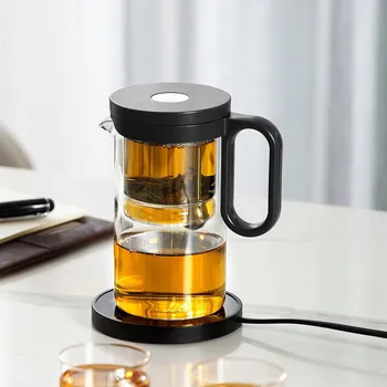 Obraz Skleněná konvice na čaj 500/700 ml, s filtrem a funkcí oddělení čaje