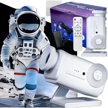 Projektor Hologramový 3D Projektor s 3D Efektem, Trojrozměrný Projektor, 60 Filmů, Bluetooth