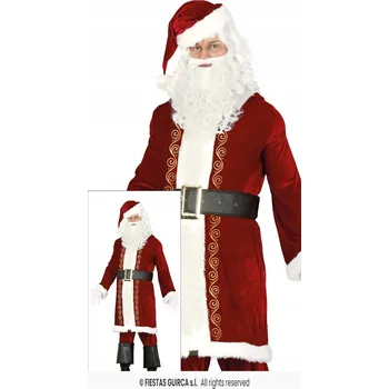 KOSTÝM MIKULÁŠE MIKULÁŠ PLYŠOVÝ VÁNOČNÍ M