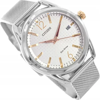 Hodinky DÁMSKÉ HODINKY CITIZEN FE6081-51A ECO-DRIVE STŘÍBRNÉ NA OCELOVÉM NÁRAMKU, SOLÁRNÍ NAPÁJENÍ