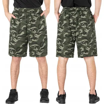 Krátké Kraťasy Dresové šortky Maskáčový 6277-01, velikost 6XL