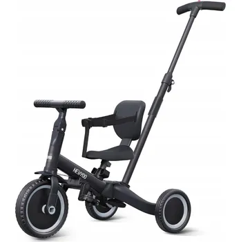 Dětská tříkolka Tříkolka Newyoo 5 v 1 tříkolka šedá