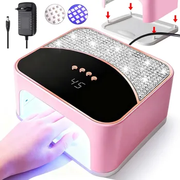 UV lampa na nehty PROFESIONÁLNÍ UV/LED LAMPA NA NEHTY PRO MANIKÚRU A PEDIKÚRU SE 4 NASTAVENÍMI ČASU