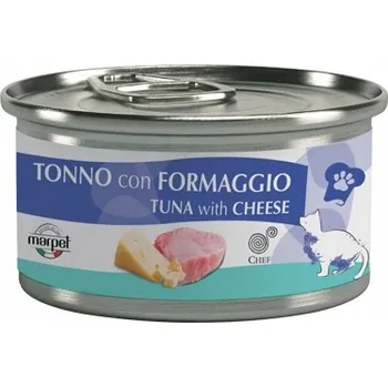 Krmivo pro kočku Marpet Chef Tuňák se Sýrem Mokré Krmivo Pro Kočky 80g