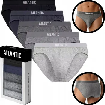 Podprsenka Atlantic Slipy šedé barvy, velikost M