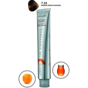 Barva na vlasy Compagnia Del Colore barva na vlasy 7.33 100 ml