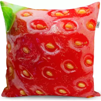 Polštář Sablio Polštář Detail jahody - 40x40 cm