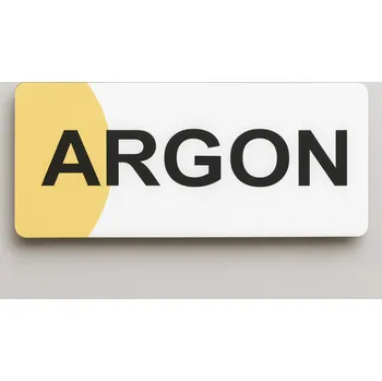 Traiva s.r.o. Argon Verze: Samolepka 190 x 90 mm tl. 0.1 mm - Kód: 02402