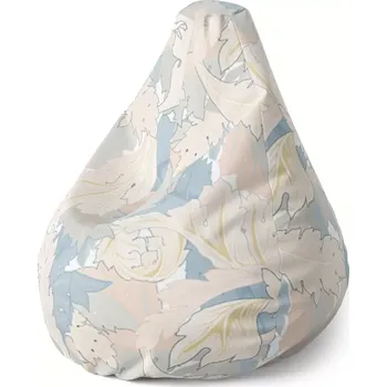 Sedací pytel Sablio Sedací vak Pear Listí - 140 x 100 x 25 cm