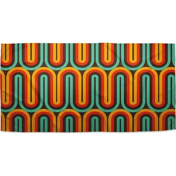 Osuška Sablio Ručník Retro vlny - 30x50 cm