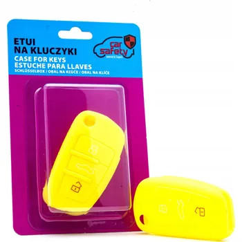Žluté silikonové pouzdro na klíče Audi - EPKC110 CARSAFETY