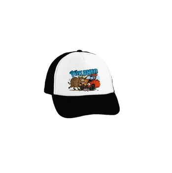 Kšiltovka Bastard Ťukanec kšiltovka truckerka Black cap