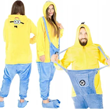 Karnevalový kostým Kostým overal kigurumi Mimoň, teplé pyžamo, vtipný převlek, kostým XL