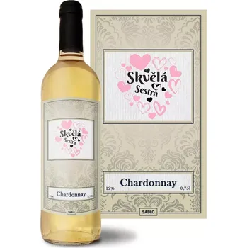 Víno Sablio Bílé víno Skvělá sestra: 0,75 l