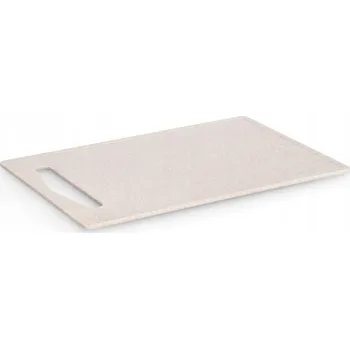 Kuchyňské prkénko Krájecí deska, plast/pšeničná sláma, 37,5 x 25 x 0,5 cm
