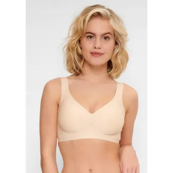 Podprsenka LingaDore bezešvá podprsenka béžová velikost S