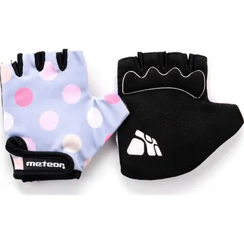 Cyklistické rukavice Cyklistické rukavice Meteor M fialové