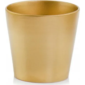 Květináč Květináč keramický 15 cm žlutý