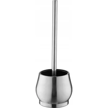 WC štětka WC štětka s nádobou STILLO nerezová ocel černá hlavice 34719