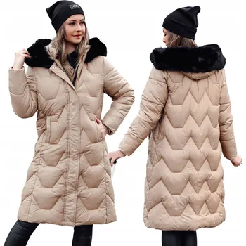 Dámský kabát DStreet dámská prošívaná bunda s kapucí TY4777 velikost XL