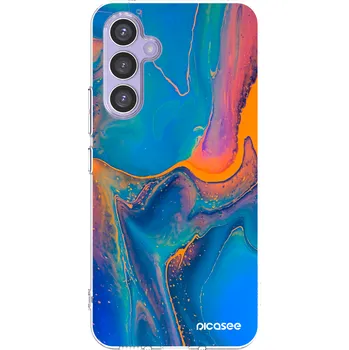 Pouzdro na mobilní telefon Picasee silikonový průhledný obal pro Samsung Galaxy A54 5G A546B - Rainbow