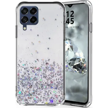 Pouzdro na mobilní telefon Zadní Kryt BBE CASE pro Samsung Galaxy M33 průhledné