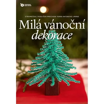 Vánoční dekorace KORÁLKOVÁ STAVEBNICE - Milá vánoční dekorace (1kus) (STROMEČEK Z PERLIČEK PRECIOSA )