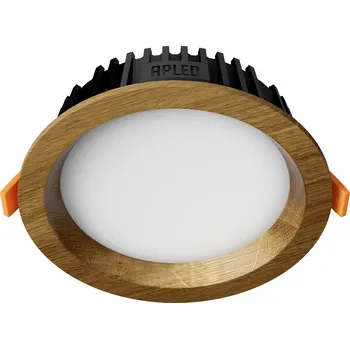 LED panel Očka kulatý APLED hnědá