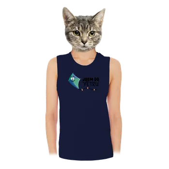 Bastard Do větru dámské tílko volné Navy