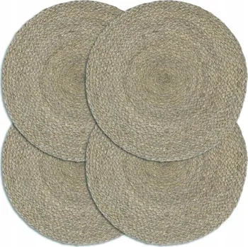 prostírání Kulatý prostírání, juta 2 x 1 cm