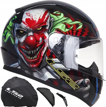 Helma na motorku LS2 integrální motocyklová přilba FF353 Rapid II Happy Dreams černá, velikost M