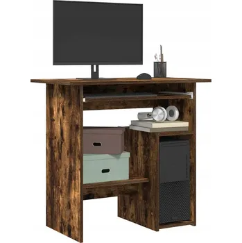 Psací stůl Obdélníkový psací stůl VidaXL 815477, 45 x 1 x 74 cm, odstíny hnědé