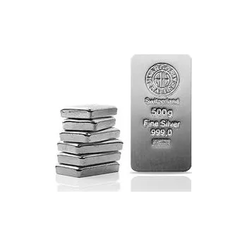 Sběratelství Argor Heraeus SA 500 gram Ag - Investiční stříbrný slitek
