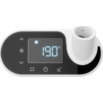 Radiátor Neo - regulátor s Nexus systémem pro elektrické radiátory s dobře čitelným podsvíceným LCD displejem a intuitivním ovládáním bílý O30-1S000Y01-01_CZ